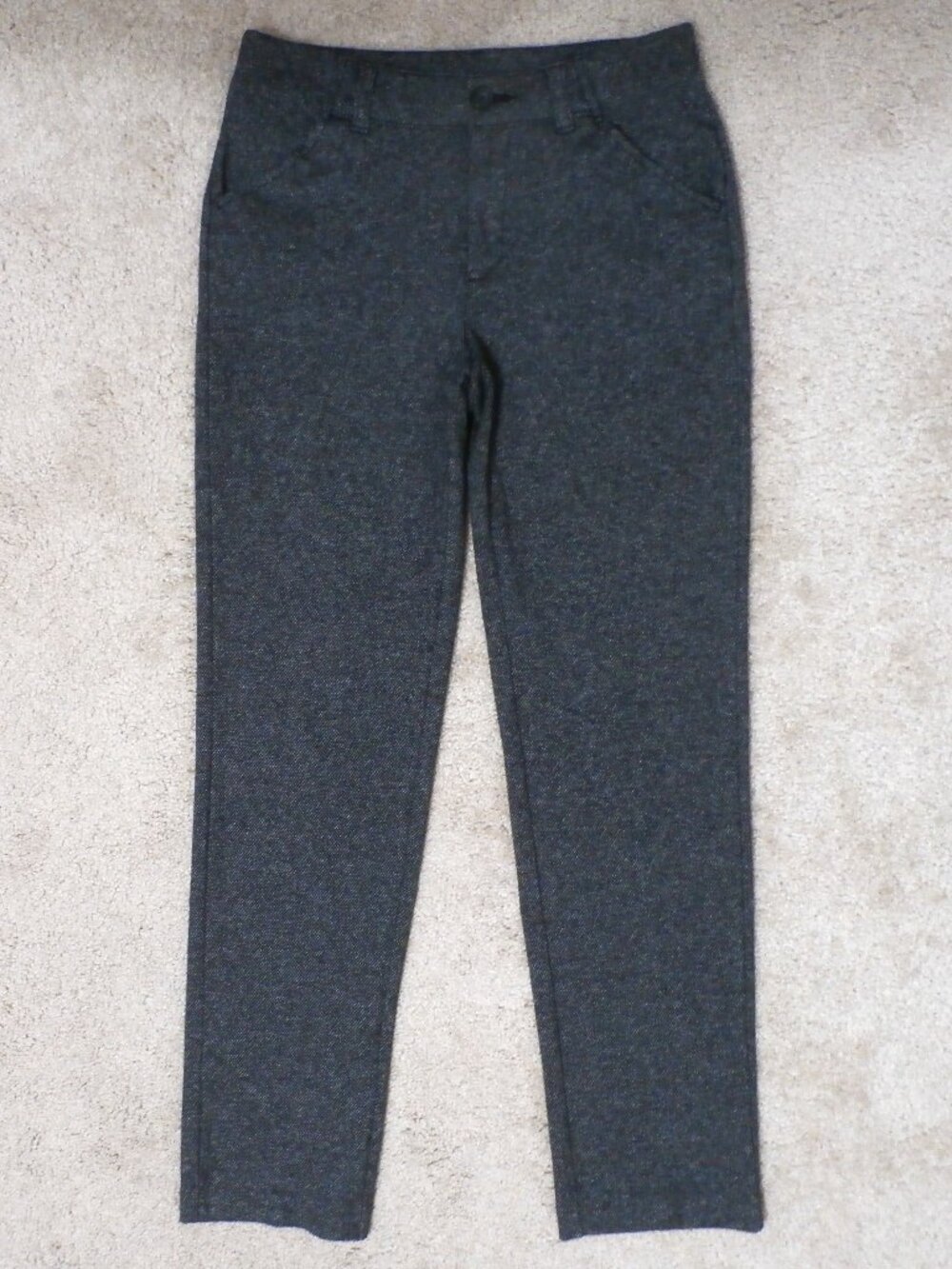TIME AND TRU Women's Size 8 Gray Pants Slacks, 31" Waist, 32" Inseam, 10" Rise